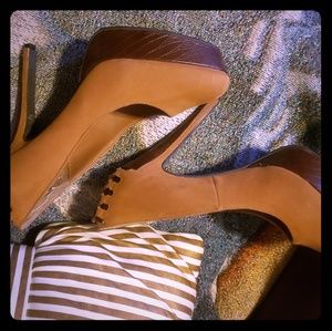 XOXO Suede Heels
